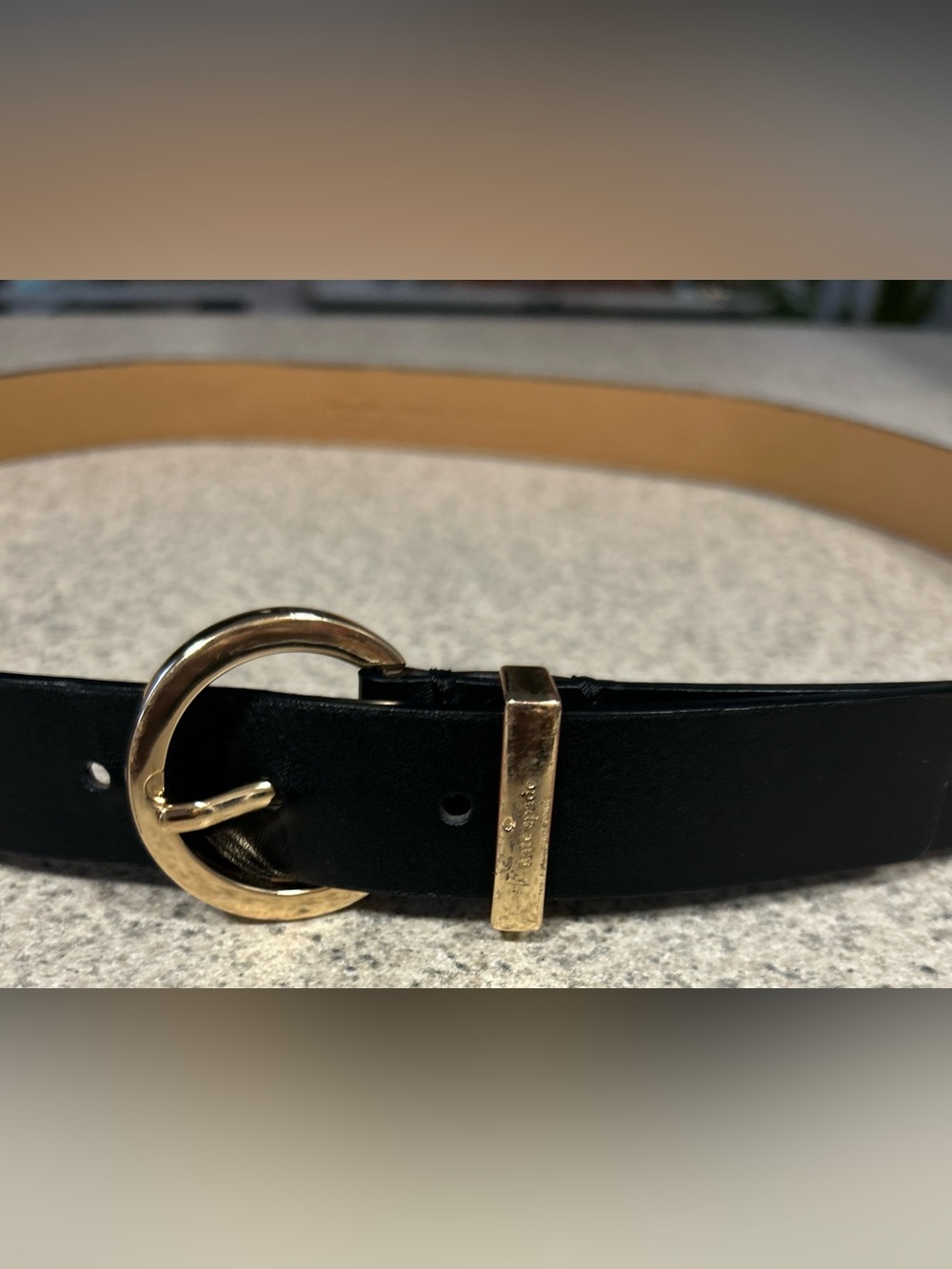 Kate Spade New York Black Leather Belt